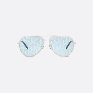 DIORESSENTIAL A2U • BLUE DIOR OBLIQUE VARIABLE-TINT PILOT SUNGLASSES